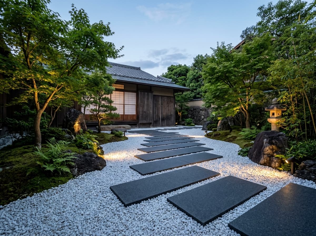 Japanese Zen Stepping Stone Path