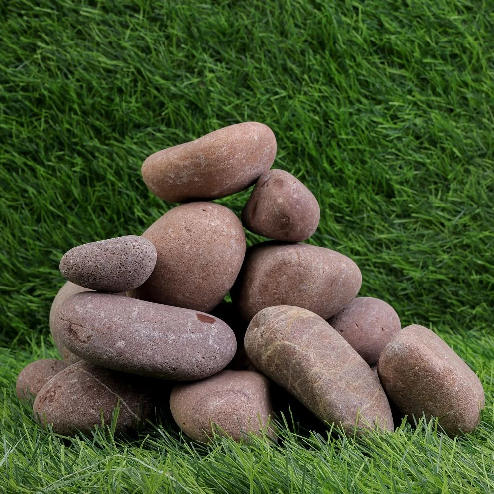 Red Dry Beach Pebbles